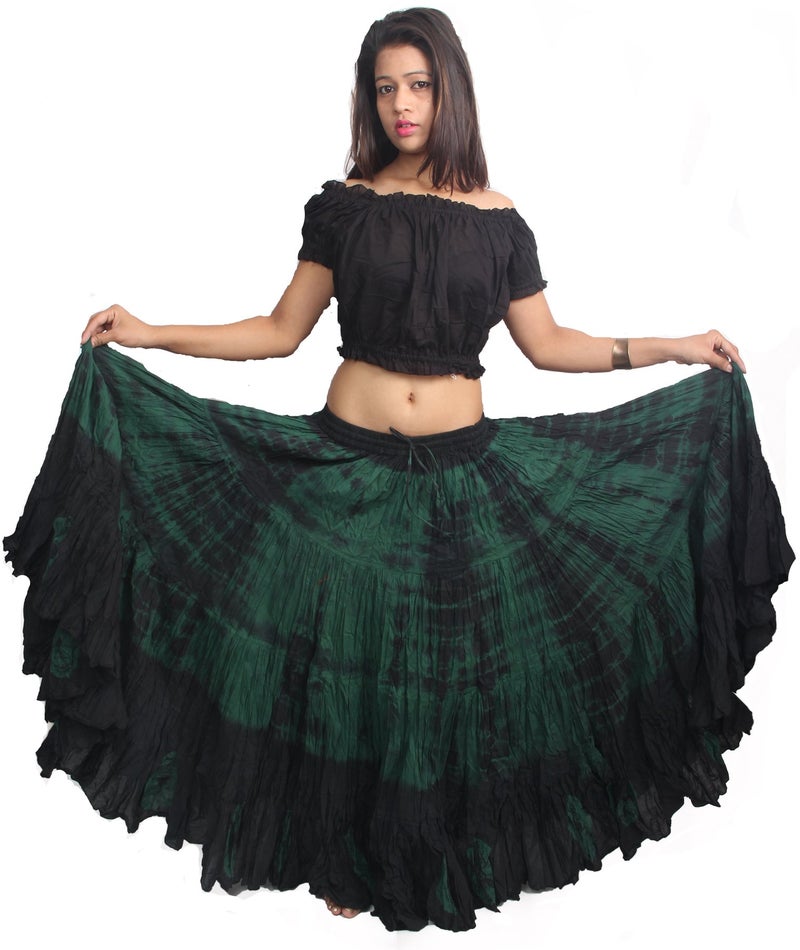 Wevez Women's American 25 Yard Cotton Skirt, One Size, BR - Image 2