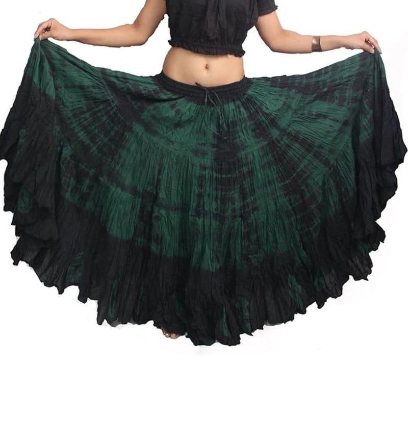 Wevez Women's American 25 Yard Cotton Skirt, One Size, BR - Image 1
