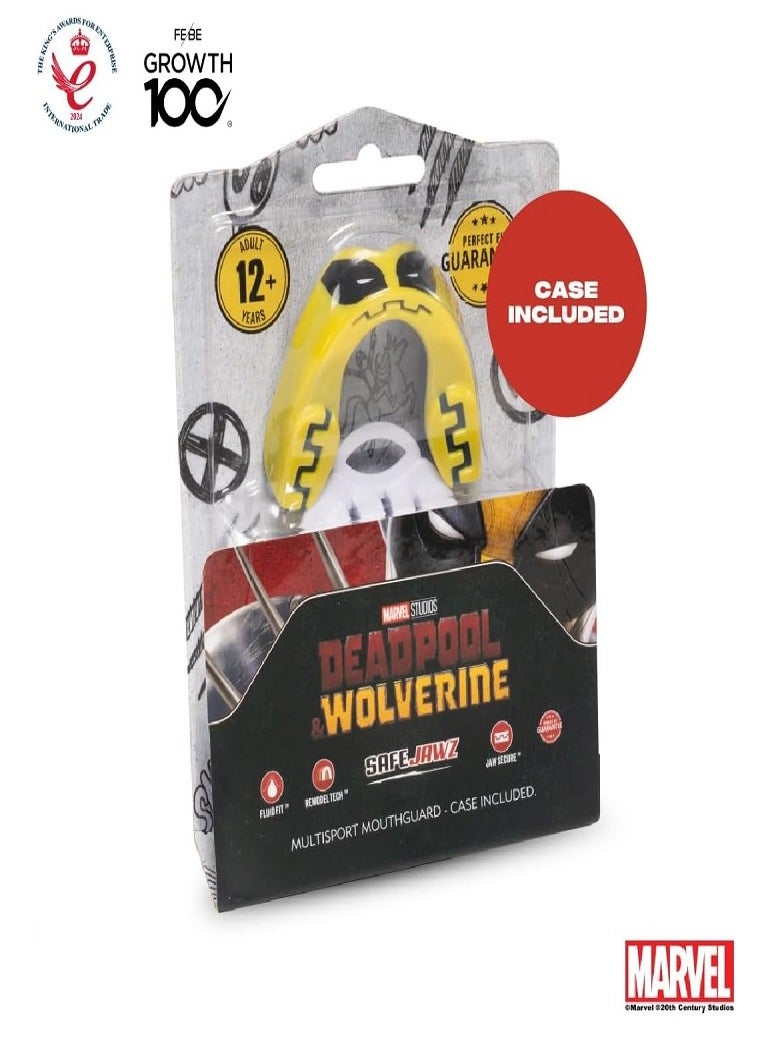 MARVEL Wolverine Sports Mouthguard Dual Layer Premium Protection Adult Gum Shield with Case for Boxing, MMA, Rugby, Martial Arts, Judo and All Contact Sports - Image 5