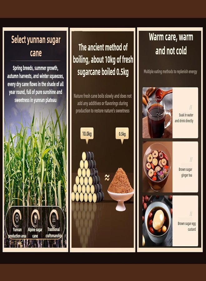 MOORCHOCO Black Sugar Powder from Yunnan, Pure Brown Sugar Sweetener for Cooking, Additive-Free (12.34oz) - Image 3