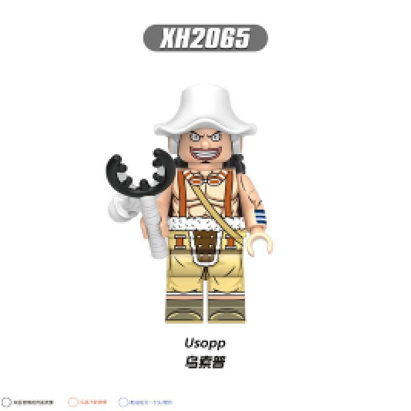 One Piece Building Block Figures Toy Set XH2062-2069