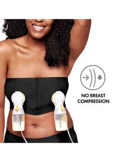 Medela Easy Expression Hands-Free Pumping Bra Black Small  - Image 4