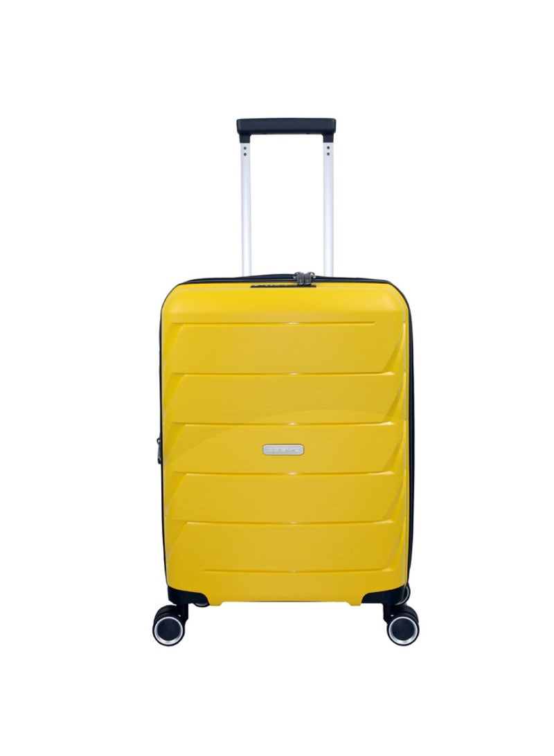 COSMO عربة صلبة بأربع عجلات من كوزمو، 60 سم، صفراء