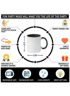 MEC Mr And Mrs Set Of Two Mugs Coffee Mug Tea Cup 11oz  - Image 5