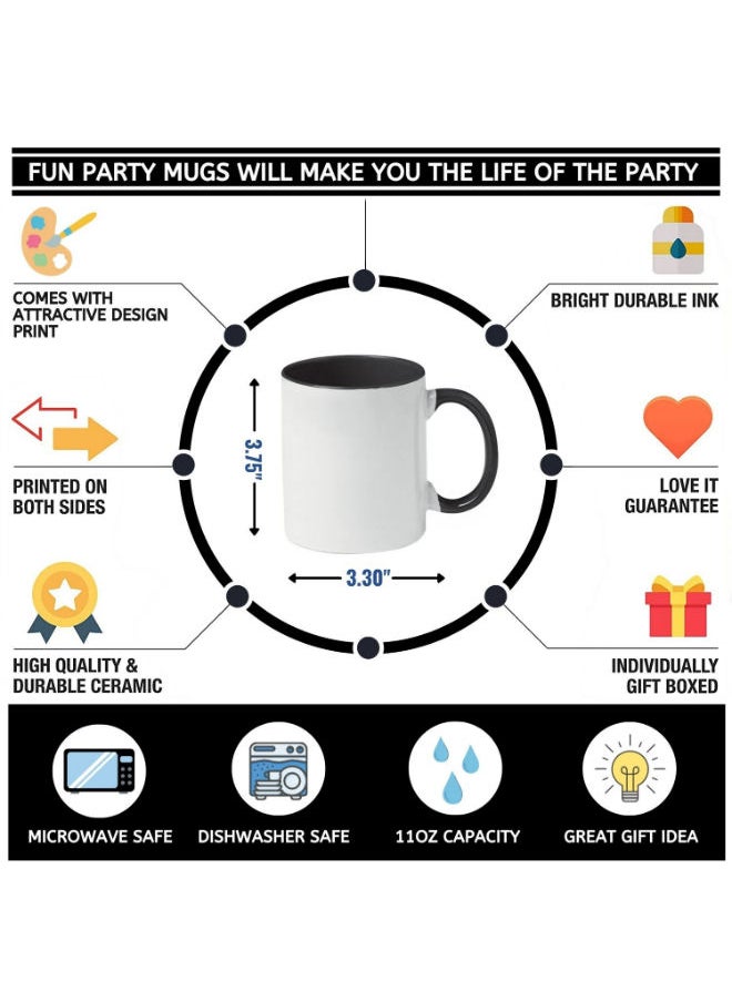MEC Mr And Mrs Set Of Two Mugs Coffee Mug Tea Cup 11oz  - Image 5