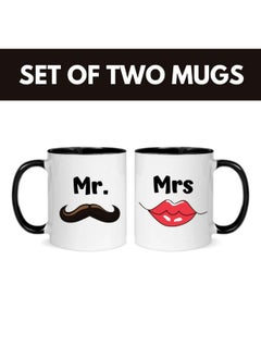 MEC Mr And Mrs Set Of Two Mugs Coffee Mug Tea Cup 11oz  - Image 1