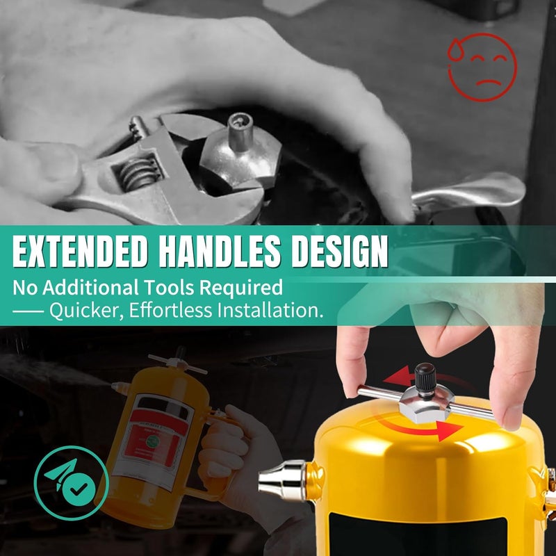 Pronese 1PCS Compatible with Vaper 19487 Spot Filling Cap,Compatible with Non-Aerosol Spot Sprayer,Extended Handles on The Cap for Fast Refilling,Cap with Gasket,Pressure Resistant and Leak Proof - Image 4