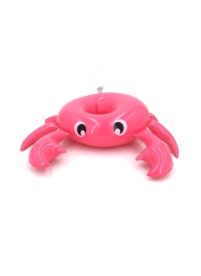 HALAMODO - 2 Pcs Inflatable Pool Float for Cups, Swimming Pool Drink Cup Holder, Cute Crab Shape, for Swimming Pools Party, Inflatable Pool Ride-Ons, Pool Rafts, Inflatable Ride-ons - Image 1