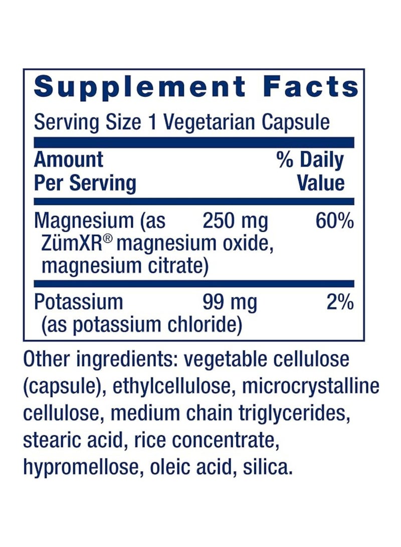 Life Extension Potassium with Extend - Release Magnesium for Heart, Bone, Brain & Muscle Support, Gluten-Free  – 60 Vegetarian Capsules - Image 3