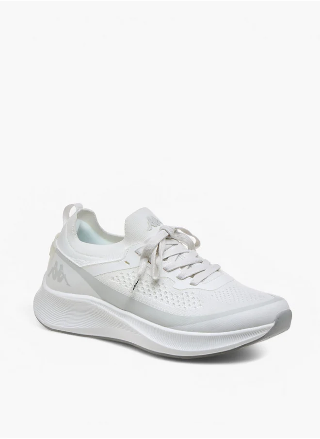 Kappa Men's Textured Sports Shoes with Lace-Up Closure