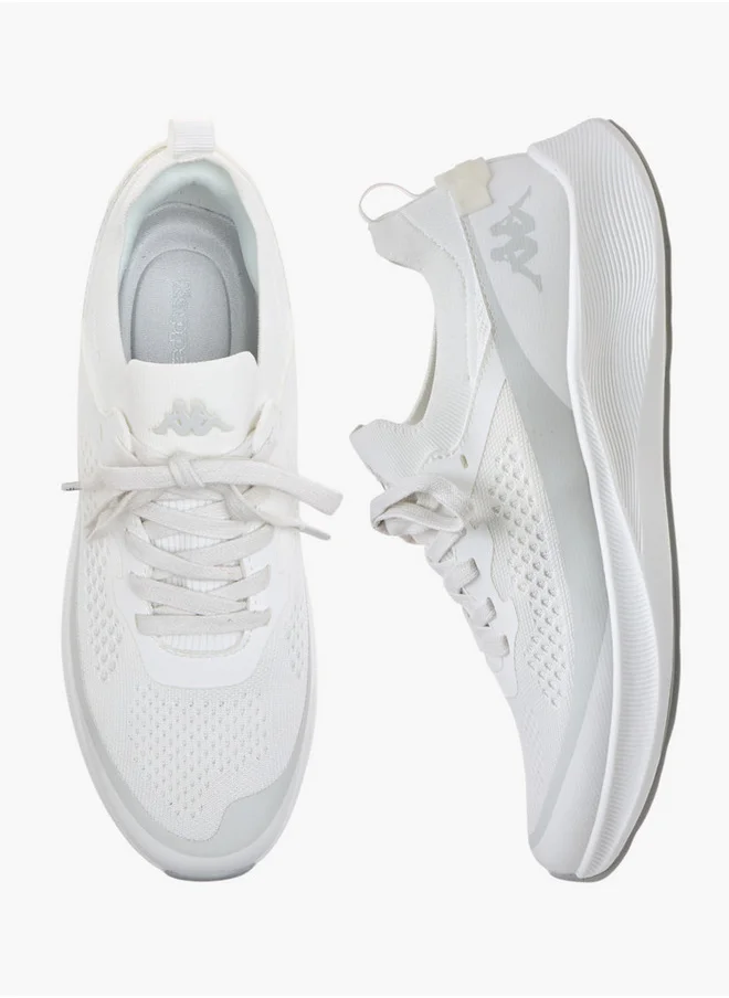Kappa Men's Textured Sports Shoes with Lace-Up Closure