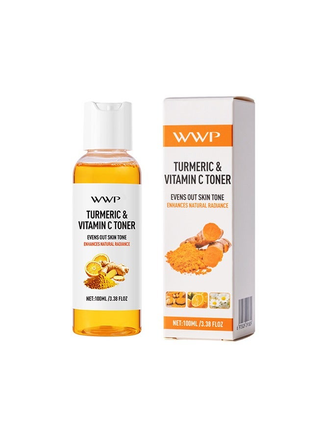 Turmeric Toner 100ml Deep Hydration, Tightens and Firms, Balances Skin Tone, Antioxidant-rich Formula, Gentle and Refreshing, Absorbs Quickly, Reduces Redness and Inflammation, Dark Spots  - Image 1