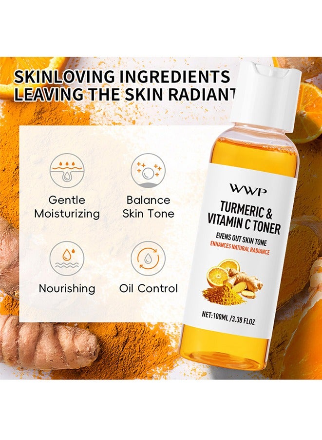 Turmeric Toner 100ml Deep Hydration, Tightens and Firms, Balances Skin Tone, Antioxidant-rich Formula, Gentle and Refreshing, Absorbs Quickly, Reduces Redness and Inflammation, Dark Spots  - Image 3