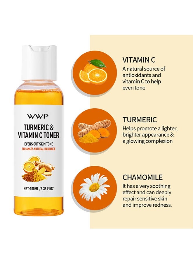 Turmeric Toner 100ml Deep Hydration, Tightens and Firms, Balances Skin Tone, Antioxidant-rich Formula, Gentle and Refreshing, Absorbs Quickly, Reduces Redness and Inflammation, Dark Spots  - Image 5