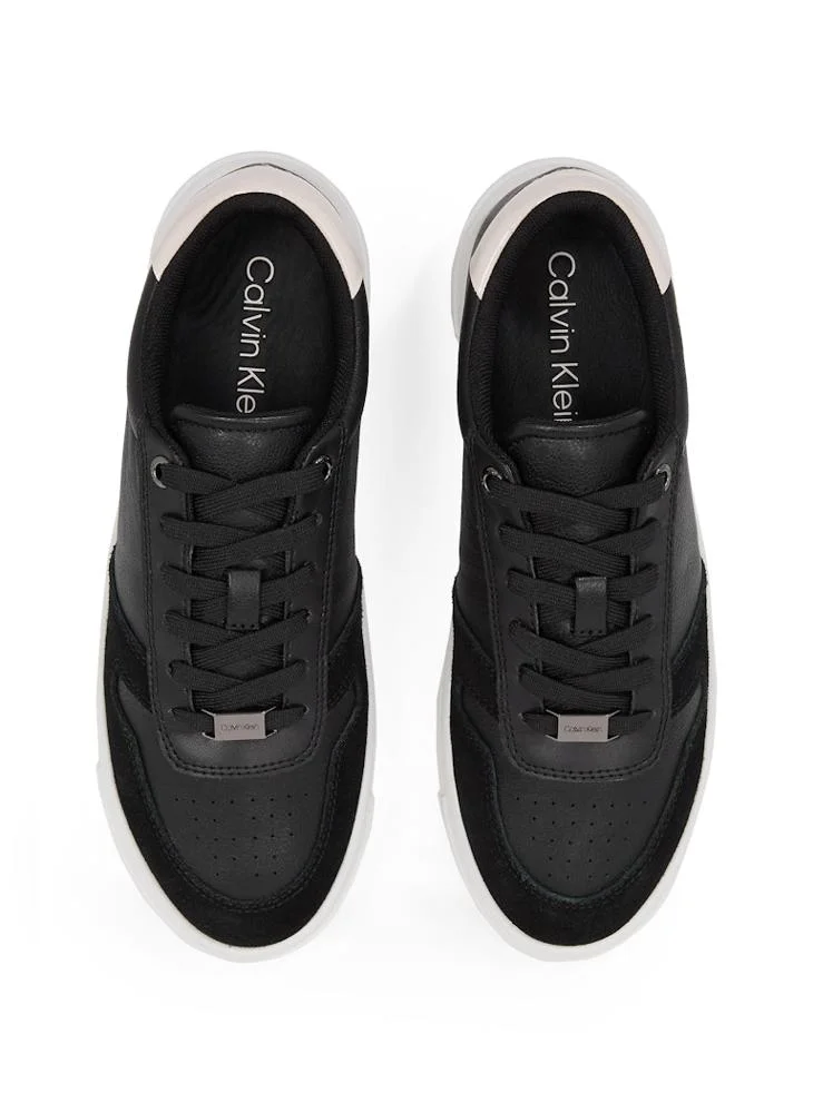CALVIN KLEIN LACE UP CUPSOLE TRAINERS