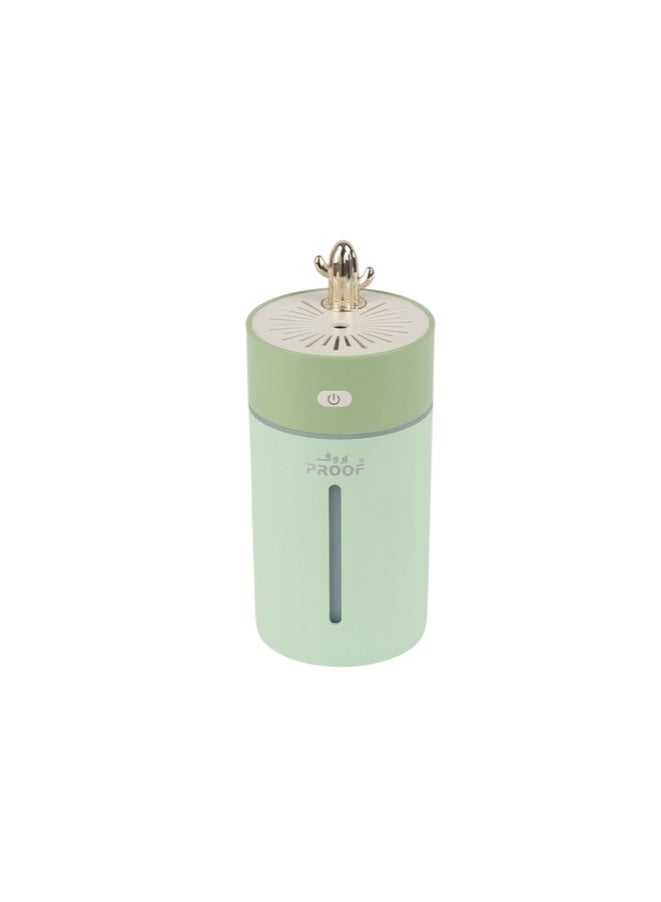 برووف فواحة بخار كهربائية، 230 مل، مع إضاءة ليد - أخضر - Image 2