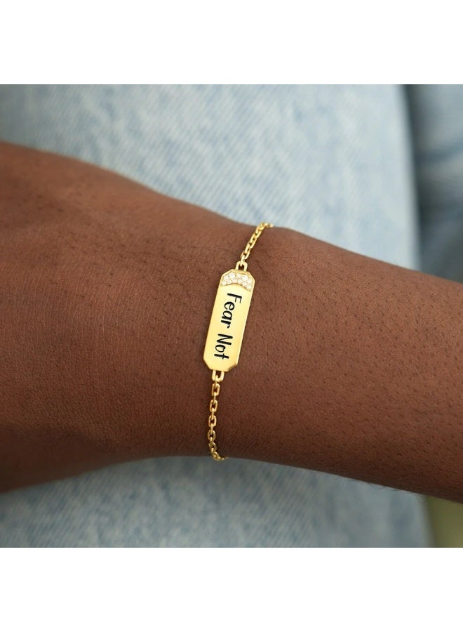 Vintage S925 Sterling Silver Engraved Letter Bracelet for Women, Trendy Fashion Jewelry - Image 4