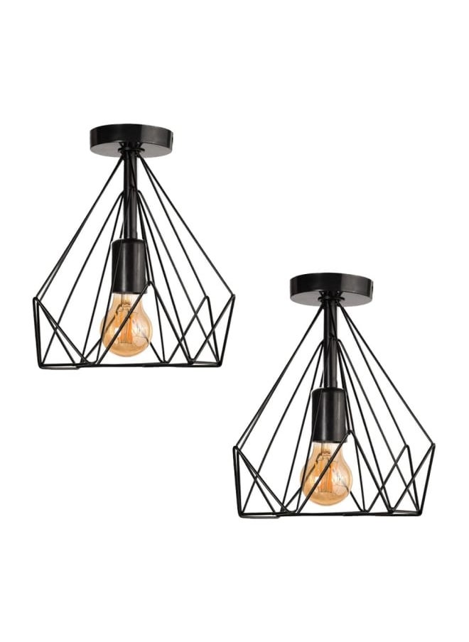 El Rawda Lighting - 2 Pcs Modern And Distinctive Single Pendants 0x0x0 cm - Image 1