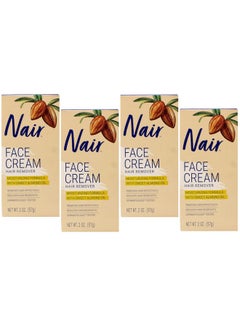Nair Nair Hair Removal Cream for Face with Special Moisturizers, 2-Ounce Bottles (Pack of 4)  - Image 2
