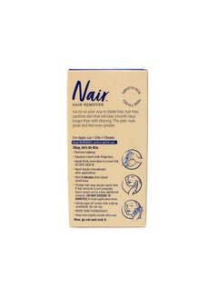 Nair Nair Hair Removal Cream for Face with Special Moisturizers, 2-Ounce Bottles (Pack of 4)  - Image 4