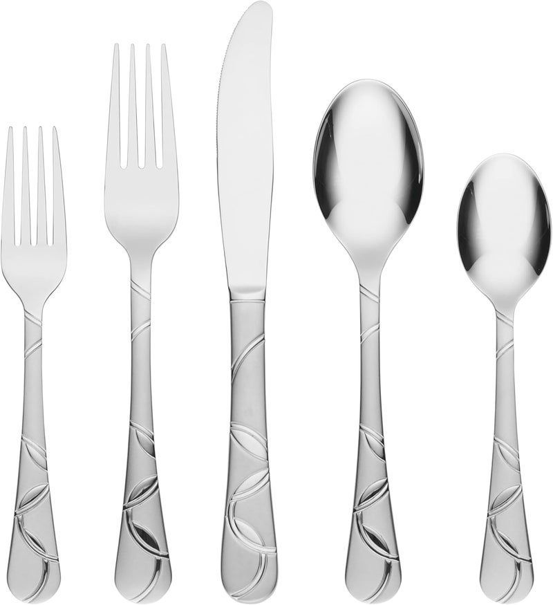 Cambridge Felicity Sand Piece Flatware Set 20 Count - Image 1