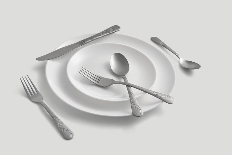 Cambridge Felicity Sand Piece Flatware Set 20 Count - Image 4