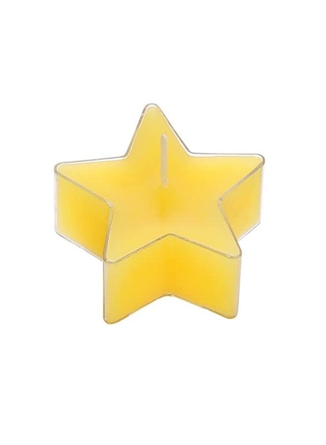 PROSPERRO LUMO by Parkash Candles Star Shaped T Light Set of 8,| Scented (Yellow - Lemon) - Image 3