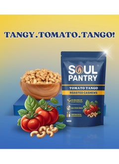 Soul Pantry Tomato Tango Cashew Nuts – 21g of Natural Protein, Immunity-Boosting, Vitamin & Mineral-Rich, Antioxidant-Packed Healthy Snack (Pack of 1)  - Image 2