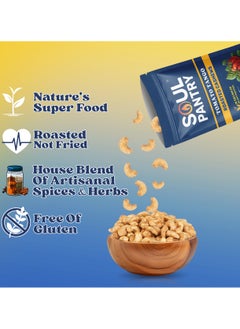 Soul Pantry Tomato Tango Cashew Nuts – 21g of Natural Protein, Immunity-Boosting, Vitamin & Mineral-Rich, Antioxidant-Packed Healthy Snack (Pack of 1)  - Image 3
