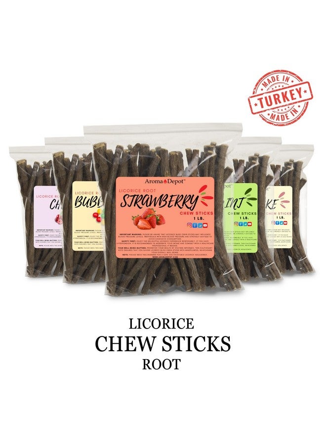 Aroma Depot Aroma Depot 2 oz. Licorice Root Flavored Chew Sticks Variety 10 Pack. 100% Pure - Natural | Oral Health & Fresh Bearth | Individual Sticks are 6.5-7 inches long. Glycyrrhiza Glabra From Turkey. - Image 5