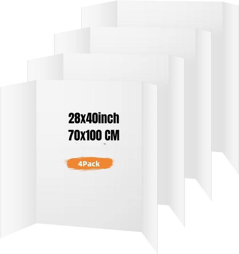 AL FAKHAMA Tri-Fold Presentation Board - 4 Pack - Image 1