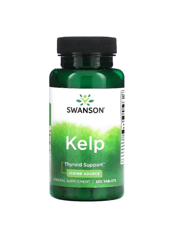 Swanson, Kelp, 250 Tablets - Image 1