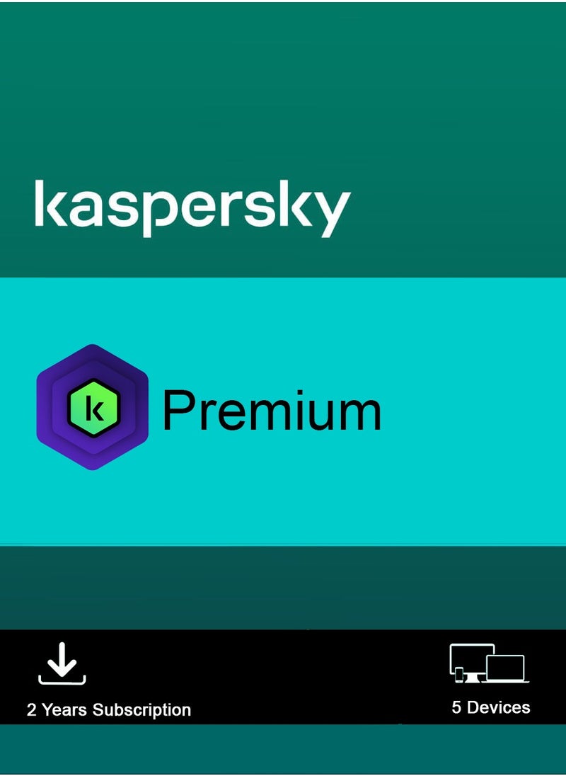 Kaspersky Kaspersky Premium | 5 Devices 2 Years | 2025 | Digital License | Same Day Delivery 