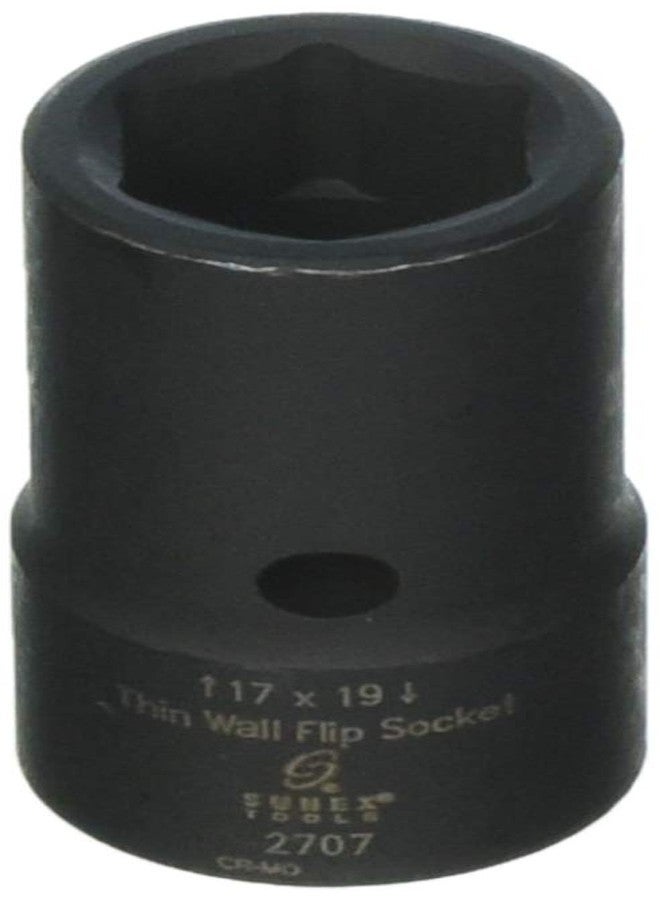 Sunex Tools Sunex 2707 1/2-Inch Drive 17-Mm By 19-Mm Flip Socket