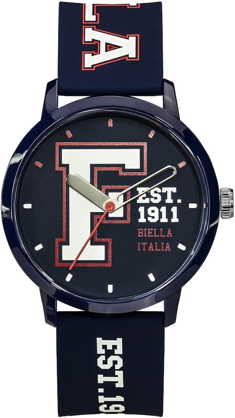 فيلا ساعة فيلا الرقمية للجنسين من طراز ريينبرت السبعينيات - 38-326-202، باللون الأزرق - Image 1