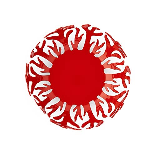 Alessi ESI01/29 R Mediterraneo Fruit Holder in Stainless Steel Colored with Epoxy Resin, Red - Image 2