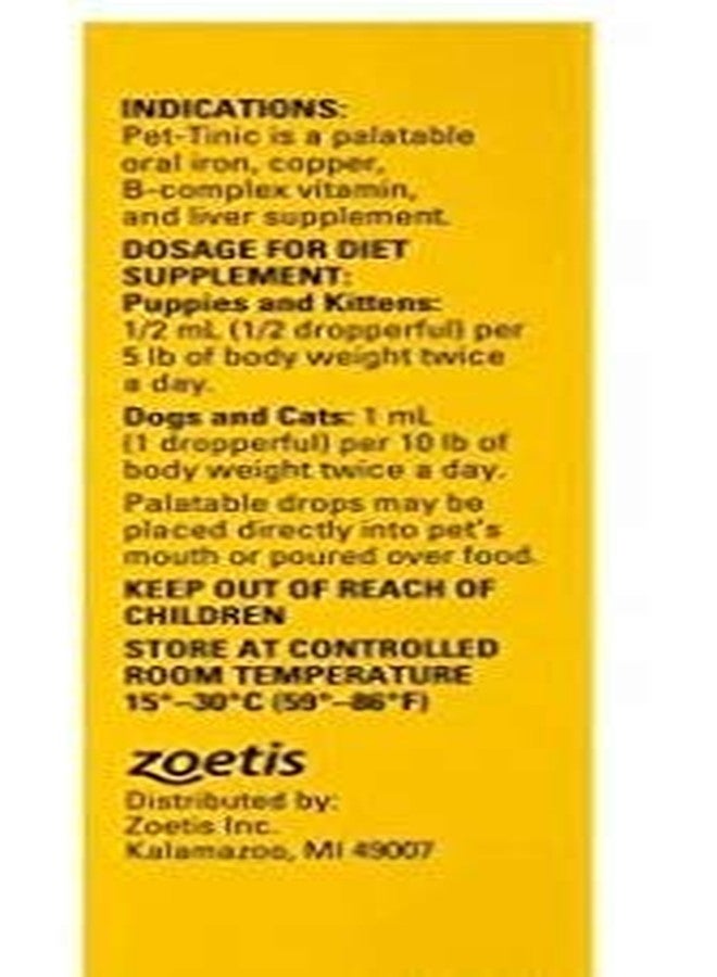 Zoetis Pet-Tinic Pediatric Drops for Dogs, Cats, Puppies and Kittens, 1 oz. (30 ml) by Unknown - Image 2