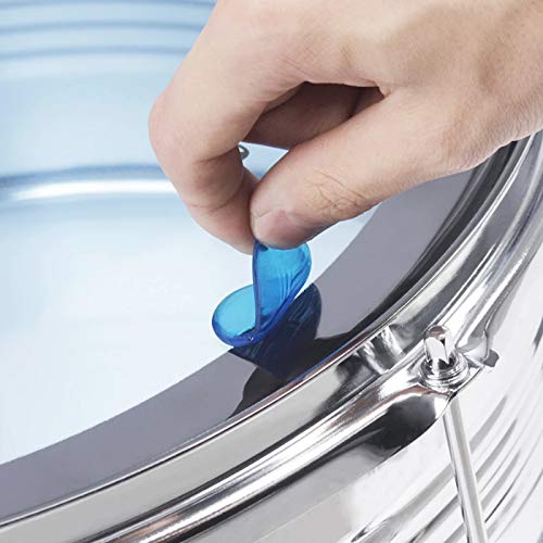 OriGlam 12pcs Drum Damper Drum Dampeners, Soft Drum Silencers Drum Damper Gel Pads Drum Mute for Drums Tone Control (Blue) - Image 1