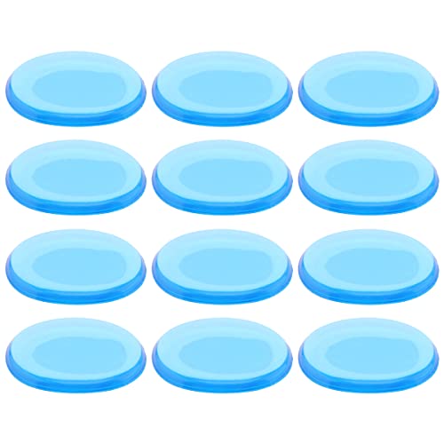 OriGlam 12pcs Drum Damper Drum Dampeners, Soft Drum Silencers Drum Damper Gel Pads Drum Mute for Drums Tone Control (Blue) - Image 2