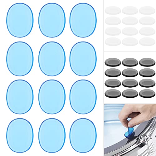 OriGlam 12pcs Drum Damper Drum Dampeners, Soft Drum Silencers Drum Damper Gel Pads Drum Mute for Drums Tone Control (Blue) - Image 5