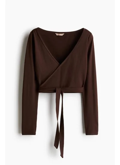H&M Short wrap top