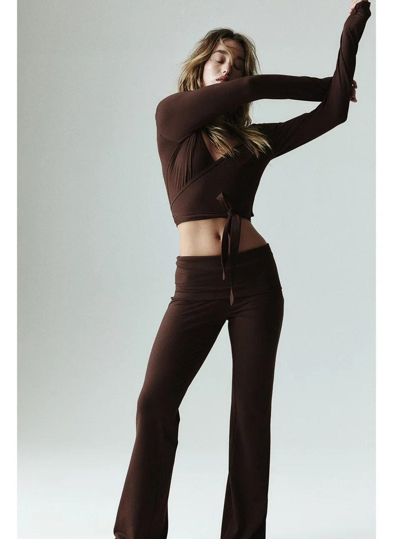 H&M Short wrap top