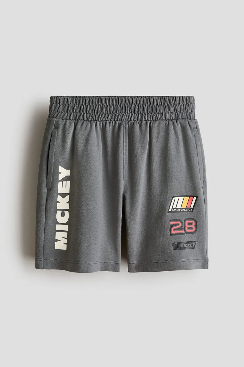 H&M Print-motif sweatshorts