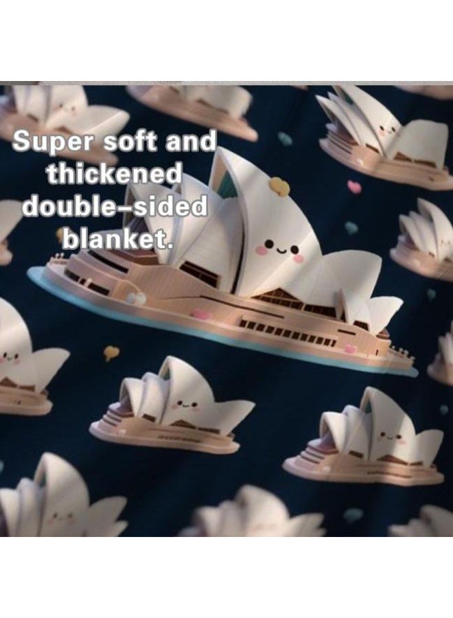 general Baby and children's cartoon flannel thin blanket (warm and comfortable, suitable for sleep, game use) 70cm*100cm - Image 4