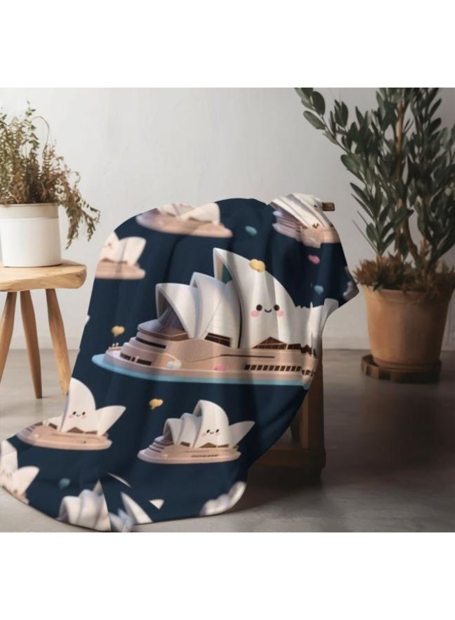 general Baby and children's cartoon flannel thin blanket (warm and comfortable, suitable for sleep, game use) 70cm*100cm - Image 2