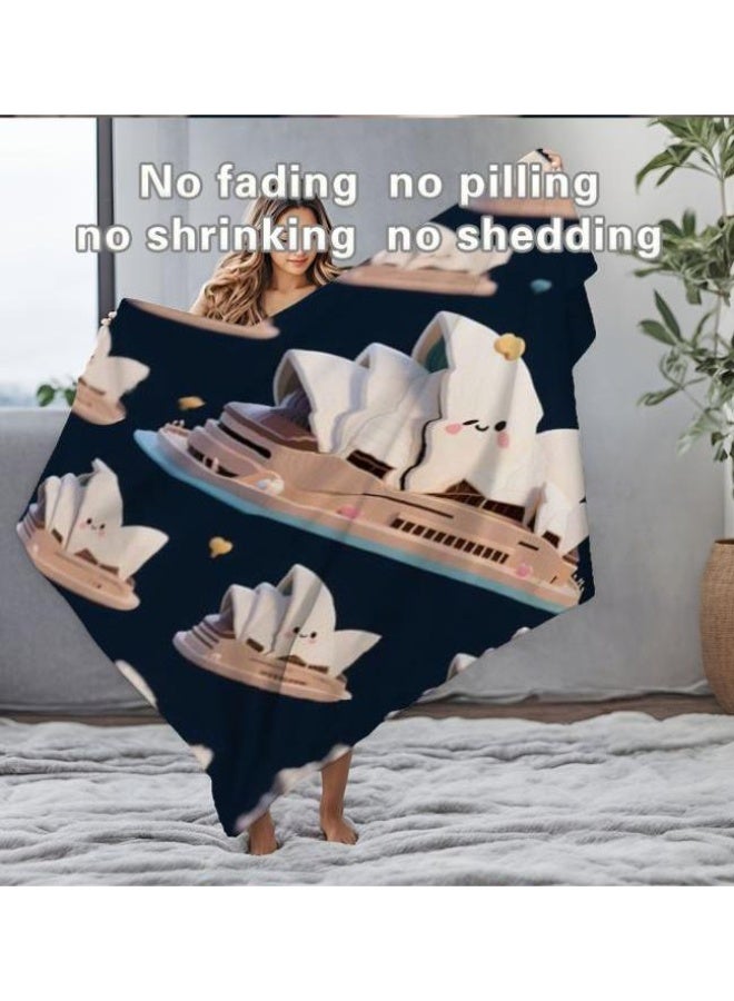 general Baby and children's cartoon flannel thin blanket (warm and comfortable, suitable for sleep, game use) 70cm*100cm - Image 5