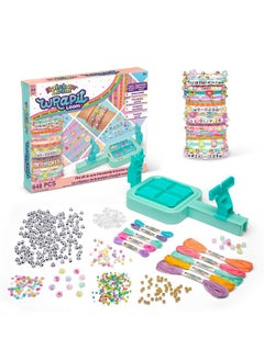 Rainbow Loom Rainbow Loom: Wrap it Loom Bracelet Maker - DIY Friendship String Bracelet Kit, 600 Beads, 4 Bracelet Styles, Jewelry Crafting Activity, Kids Ages 8+  - Image 1