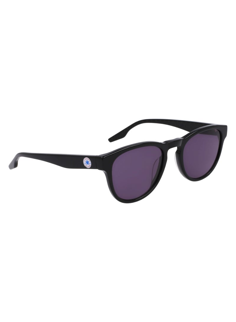 CONVERSE Unisex UV Protection Round Shape Acetate Sunglasses CV560S ALL STAR-001-5121 - Lens Size: 51 - Black - Image 3