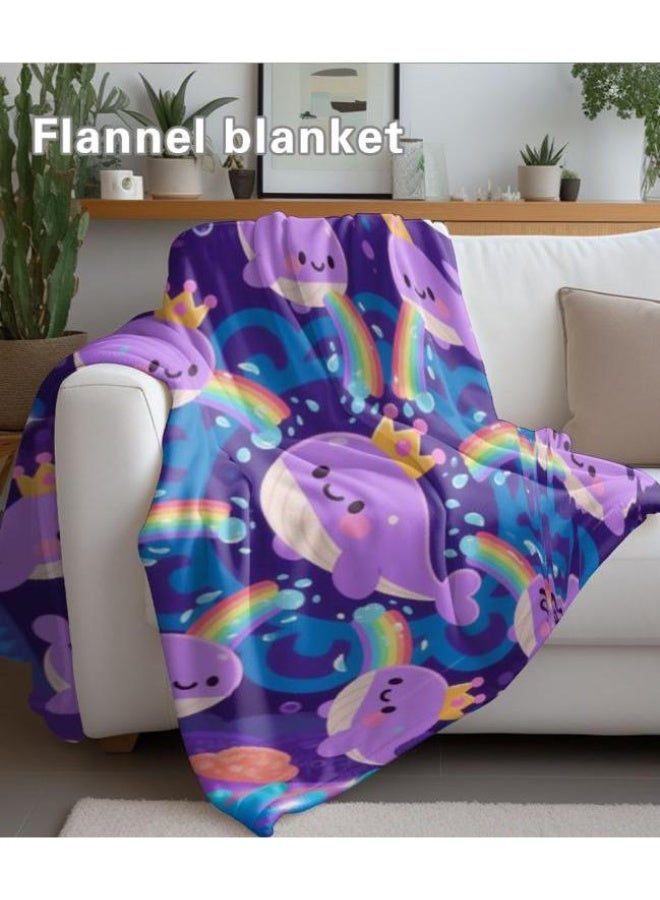 عام Wisdom Fairy (أحدث) بطانية رقيقة من الفانيلا (دافئة ومريحة، ومناسبة للنوم، واستخدام اللعبة، وإزالة الغبار والرمل) 150 سم * 200 سم - 75 - Image 4