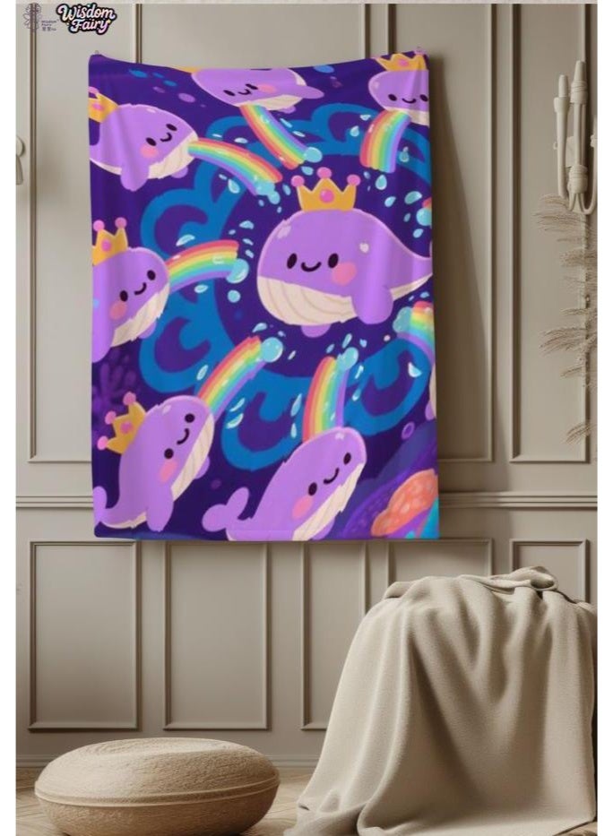 عام Wisdom Fairy (أحدث) بطانية رقيقة من الفانيلا (دافئة ومريحة، ومناسبة للنوم، واستخدام اللعبة، وإزالة الغبار والرمل) 150 سم * 200 سم - 75 - Image 1